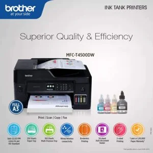 Brother MFC-T4500DW All-in-One Inktank Refill System Printer with Wi-Fi and Auto Duplex Printing buy now at computerbaba.co.in (4)
