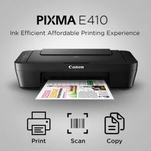 Canon Pixma E410 All-in-One Inkjet Printer (Black)-Best Affordable All in One Printer Under 5000 (8)