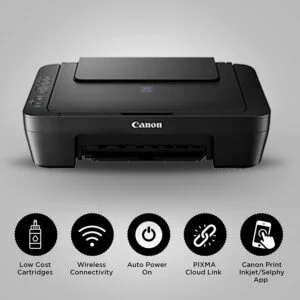 Canon Pixma E470 All-in-One Inkjet Printer (Black)-Best All in one & Budget Inkjet Printer Under 5000 (2)
