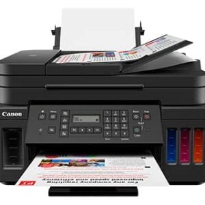 Canon Pixma GM7070 All-in-One Wireless Ink Tank Color Printer with Network, FAX and ADF (Black)
