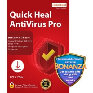 Quick Heal Antivirus Pro 1 user 1 Year Email Delivery in 2 hours – no CD At Best Price (8)