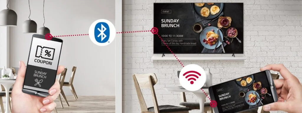 LG SuperSign CMS is integrated management program supporting creation and management of digital media and content deployment, optimized for LG signage. With its simple and intuitive menus and layout options, it enhances efficiency for content creation and editing, scheduling and distribution, improving user experience. In addition, it supports multiple displays and accounts, is able to be linked to external databases, and allows server access from mobile devices.