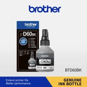Brother BT-D60BK Ink Bottle (Black)-Ink Bottle Approx. 7500 pages in accordance with Brother original methodology using Test Patterns ISOI (3) Brother BT-D60BK Ink Bottle (Black)-Ink Bottle Approx. 7500 pages in accordance with Brother original methodology using Test Patterns ISOI (3)