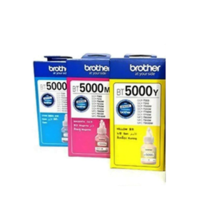 Brother BT5000 CMY ( Cyan, Magenta, Yellow) Ink Bottles for brother printers, Set of 3, 42 ML Each