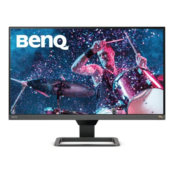 BenQ EW2780Q 27-Inch 2K QHD HDRi Entertainment Monitor, IPS, HDMI, DP, 2560x1440, sRGB 99%, Built-in Speakers, Anti-Glare, Flicker-Free, Bezel-Less, ePaper Mode, B.I.+, Eye-Care (Metallic GreyBlack)