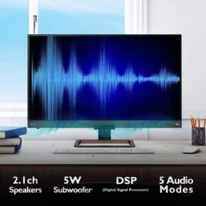 BenQ EX2780Q 27 Inch (68.58 cm) Qhd 2560 X 1440 Pixels IPS 144Hz Gaming Monitor HDRI Dci-P3 2.1 Channel Speaker & 5 Watt Sub, Gray (3)