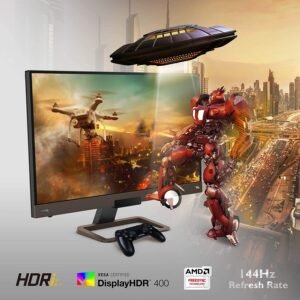 BenQ EX2780Q 27 Inch (68.58 cm) Qhd 2560 X 1440 Pixels IPS 144Hz Gaming Monitor HDRI Dci-P3 2.1 Channel Speaker & 5 Watt Sub, Gray (4)
