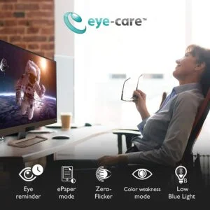 BenQ EX2780Q 27 Inch (68.58 cm) Qhd 2560 X 1440 Pixels IPS 144Hz Gaming Monitor HDRI Dci-P3 2.1 Channel Speaker & 5 Watt Sub, Gray (5)