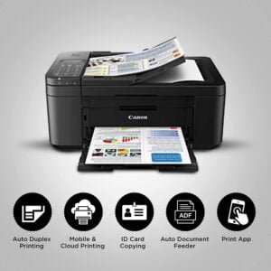 Canon PIXMA E4270 All-in-One Ink Efficient WiFi Printer with FAXADFDuplex Printing (Black) (4)