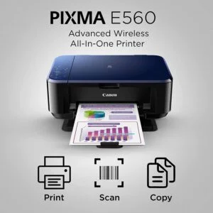 Canon PIXMA E560 Multifunction Wireless Ink Efficient Colour Printer with Auto-Duplex Printing (7)