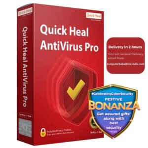 Quick Heal Antivirus Pro Latest Version – 10 PCs, 1 Year, Best Antivirus Buy at Lowest price, LR10