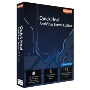 Quick Heal Antivirus Server Edition- 1 Server, 1 Year (Email Delivery In 2 Hours), ER1