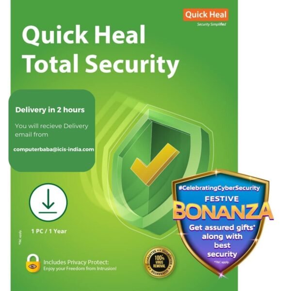 Quick Heal Total Security 1-User 1-Year