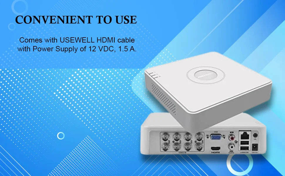 HIKVISION 8 Channel DVR 1080P Lite 2MP DVR DS-7108HGHI-K1 (Without Hard Drive), White (7)