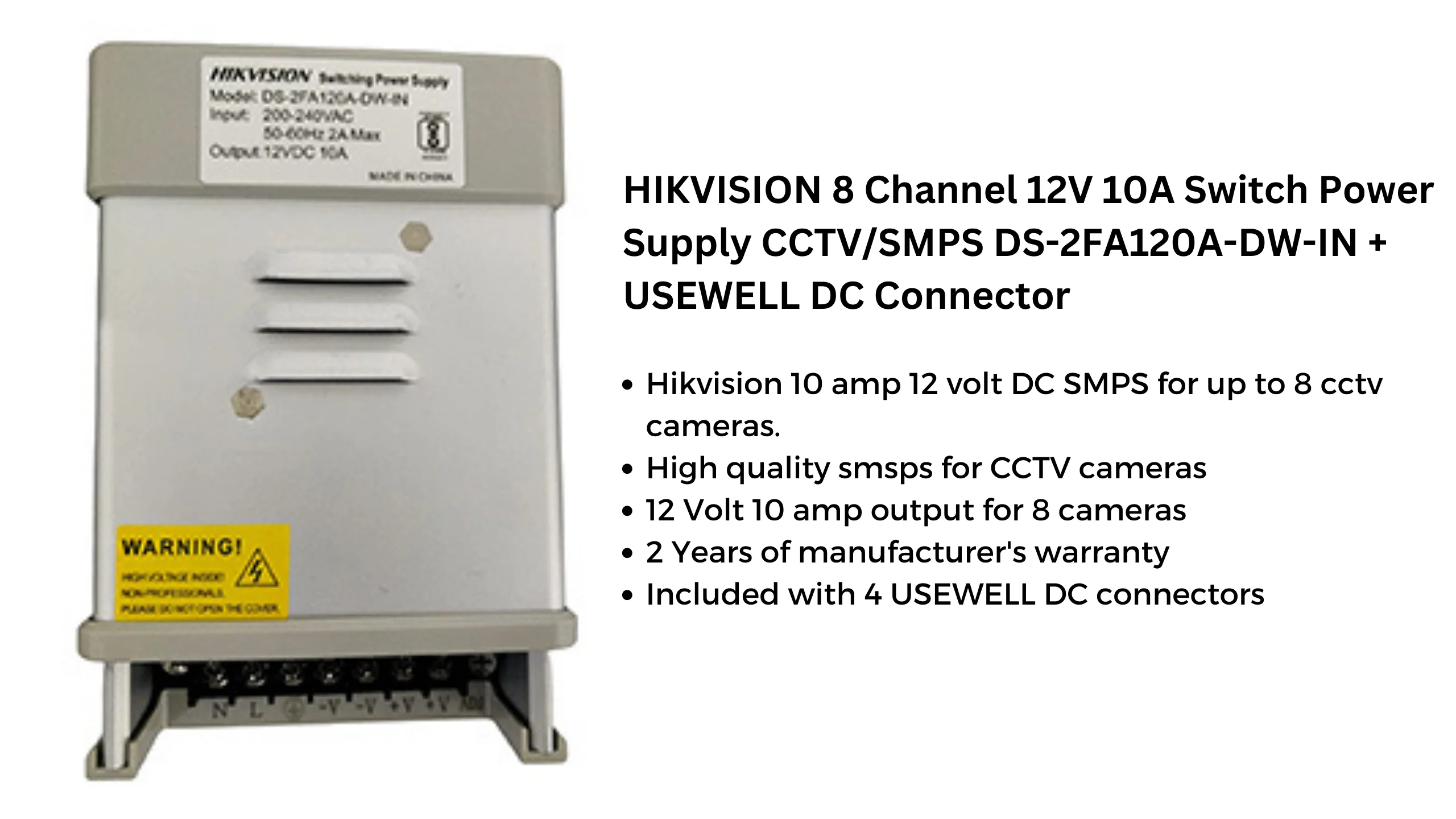 hikvision power supply price