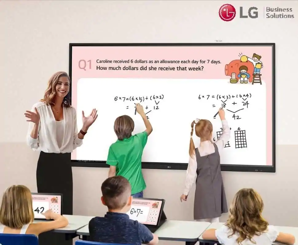 LG Digitak 65-Inch 65TR3DJ board with Smooth Multi Touch &Writing Experience, Easy Connection& Sharing, Wirless Screen, Buy at Best Price !