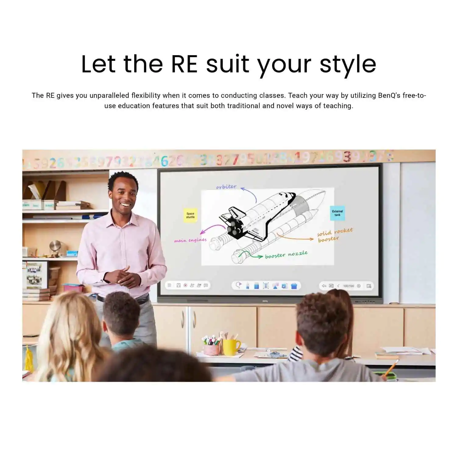 BenQ RE6503 65-Inch Interactive Digital Board 4k for Education, Teaching, Offices, Colleges, Online Classes, Youtube With Android 11 OS (4) BenQ RE6503 65-Inch Interactive Digital Board 4k for Education, Teaching, Offices, Colleges, Online Classes, Youtube With Android 11 OS (4)