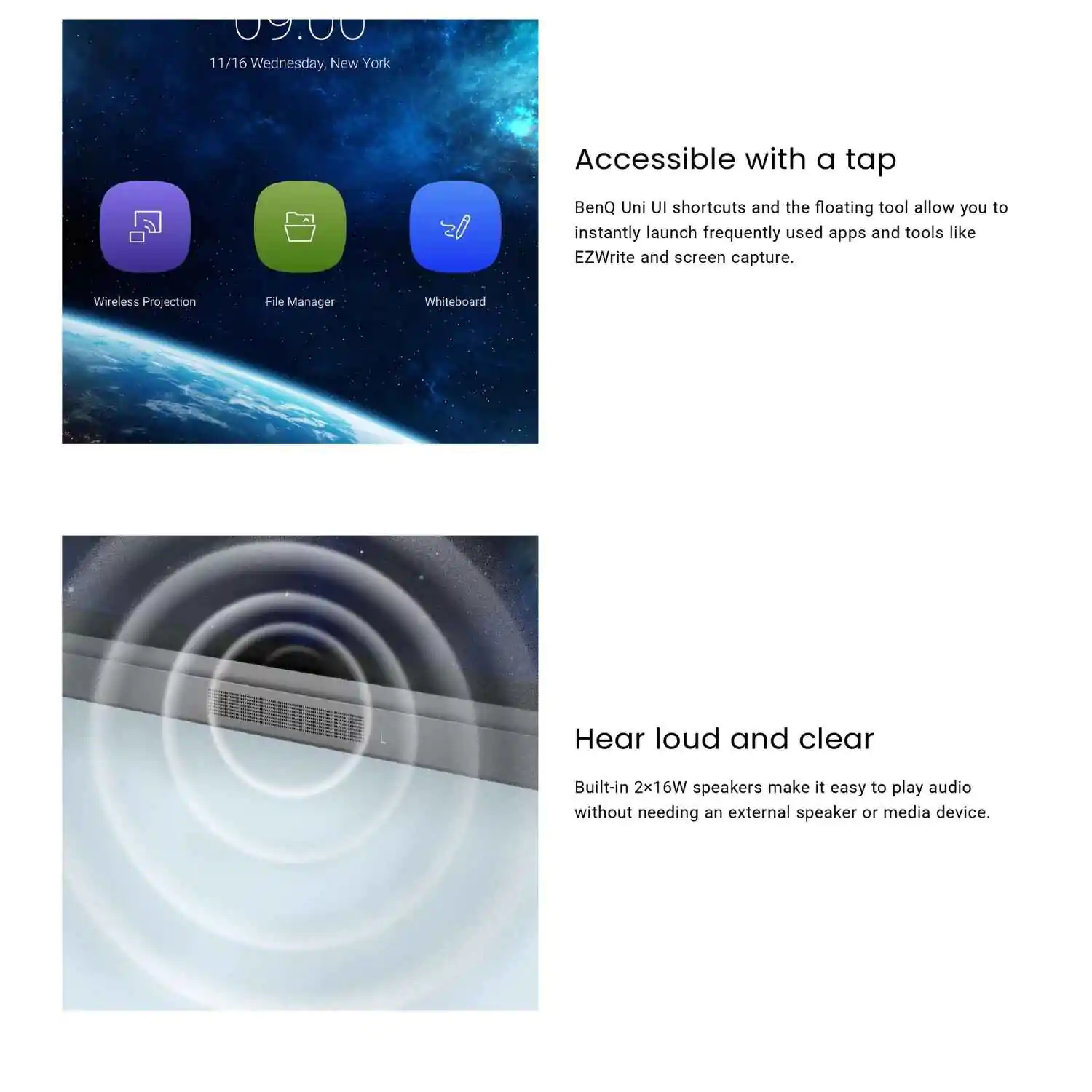 BenQ RE6503 65-Inch Interactive Digital Board 4k for Education, Teaching, Offices, Colleges, Online Classes, Youtube With Android 11 OS (6) BenQ RE6503 65-Inch Interactive Digital Board 4k for Education, Teaching, Offices, Colleges, Online Classes, Youtube With Android 11 OS (6)